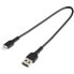 Фото #1 товара 12" (30cm) Durable Black USB-A to Lightning Cable - Heavy Duty Rugged Aramid Fiber USB Type A to Lightning Charger/Sync Power Cord - Apple MFi Certified iPad/iPhone 12 - Black - USB A - Lightning - 0.3 m - Male - Male