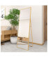 Фото #6 товара Wall-Mounted Alloy Frame Full Length Mirror