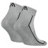 HEAD Performance Unisex Quarter short socks 2 pairs