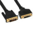 Фото #1 товара InLine DVI-D Cable Premium 24+1 male to female Dual Link gold plated 5m
