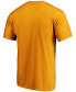 Men's Gold Nashville Predators Team Primary Logo T-shirt