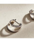 ფოტო #3 პროდუქტის Double Hoop Earrings - Toda Silver