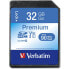 VERBATIM Premium SD Class 10 32GB memory card Красно-черный - фото #2