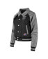 ფოტო #2 პროდუქტის Women's Black Las Vegas Raiders Coaches Raglan Full-Snap Jacket