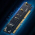 Фото #3 товара Karta rozszerzeń adapter PCIe 4.0 x16 do M.2 NVMe M-Key czarna