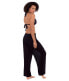 Фото #3 товара Lauren Ralph Lauren Womens Crinkle Pants Black LG (US 12-14)