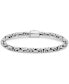 Borobudur Round 5mm Chain Bracelet in Sterling Silver