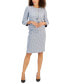 Фото #1 товара Tweed Four-Button Jacket & Pencil Skirt Suit, Regular & Petite Sizes
