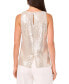 ფოტო #2 პროდუქტის Women's Embellished Crewneck Tank Top