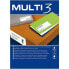 Фото #1 товара Этикетки для принтера MULTI 3 48,5 x 16,9 мм белые самоклеящиеся, 100 листов