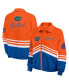 ფოტო #1 პროდუქტის Women's Orange Distressed Florida Gators Vintage-Like Throwback Windbreaker Full-Zip Jacket