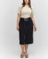 Фото #5 товара Women's Denim Midi-Skirt