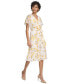 ფოტო #3 პროდუქტის Women's Textured Chiffon Ruffle-Hem Dress