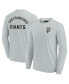 Фото #1 товара Men's and Women's Gray San Francisco Giants Super Soft Long Sleeve T-shirt