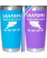 Grandpa Shark and Grandma Shark Coffee Mug Tumbler Set - Perfect Christmas Gifts for Grandparents - Fun and Unique Shark-Themed Drinkware for Hot and Cold Beverages