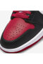 Air Jordan 1 Mid Bred Toe (w) Kadın Spor Ayakkabı