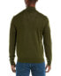 Quincy Wool 1/4-Zip Mock Sweater Men's Green Xl