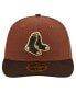Фото #2 товара Men's Boston Sox Velvet Logo Fill Low Profile 59FIFTY Fitted Hat