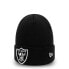 Фото #1 товара Зимняя шапка спортивная New Era Oakland Raiders черная