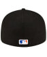 Фото #4 товара Men's Black New York Mets Authentic Collection Alternate On-Field Low Profile 59FIFTY Fitted Hat