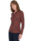 Фото #1 товара Women's Printed Button-Front Shirt