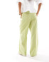 ASOS DESIGN tailored pull on trouser in light green