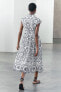 Фото #10 товара Платье с контрастной вышивкой — zw collection ZARA
