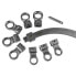 JBM Curved wrench set for belt removal with interchangeable head