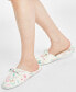 Фото #6 товара Women's Quilted Butterfly Floral Bow Slippers, Created for Macy's