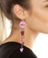 ფოტო #2 პროდუქტის Faux Stone Lips Chandelier Earrings