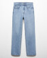 ფოტო #5 პროდუქტის Women's Mid-Rise Straight Jeans