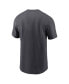 ფოტო #1 პროდუქტის Men's Anthracite San Francisco 49ers 2023 NFC Champions Locker Room Trophy Collection Tall T-shirt