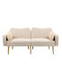 Фото #2 товара Couches For Living Room 65 Inch, Mid Century Modern Velvet Loveseats Sofa