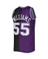 ფოტო #3 პროდუქტის Men's Jason Williams Purple, Black Sacramento Kings Hardwood Classics 2000-01 Split Swingman Jersey