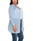 ფოტო #3 პროდუქტის Plus Size Lightweight Duster Cardigan Sweater