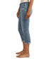 ფოტო #3 პროდუქტის Women's Suki Mid Rise Curvy Fit Capri Jeans
