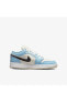 Air Jordan 1 Low Ice Blue Black (gs) - 554723-401