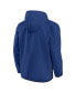 ფოტო #2 პროდუქტის Men's Blue, Black Tampa Bay Lightning Backhand Shooter Defender Anorak Raglan Hoodie Quarter-Zip Jacket