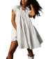 Фото #1 товара Women's Cotton Catalina Ruffle Mini Dress