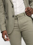 New Look skinny suit trousers in sage