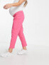 Фото #2 товара ASOS DESIGN maternity smart tapered trouser in cerise pink