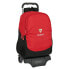 Фото #1 товара Школьный рюкзак с колесиками Sevilla Fútbol Club Чёрный Красный 32 x 44 x 16 cm