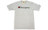 Фото #2 товара Champion 草写logo直筒T恤 美版 男女同款 灰色 / Футболка Champion GT19-1IC T-Shirt