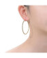 ფოტო #2 პროდუქტის Dazzling Cubic Zirconia Large Hoop Earrings