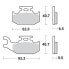 Фото #1 товара MOTO-MASTER Can Am/Cannondale 095011 Sintered Brake Pads