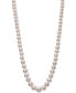 Фото #1 товара Belle de Mer cultured Freshwater Pearl (5-10mm) Graduated 18" Strand Necklace in 14k Gold, Created for Macy's