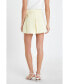 ფოტო #3 პროდუქტის Women's Textured Pleats Mini Skirt