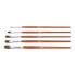 Фото #1 товара MILAN Blister Pack Of 3 Flat Brushes 121 Serie Nº 0-4-6-8 And 12