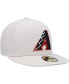 Men's Khaki Arizona Diamondbacks Stone Dim Undervisor 59FIFTY Fitted Hat