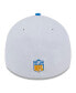 Фото #4 товара Men's White, Powder Blue Los Angeles Chargers 2023 Sideline 39THIRTY Flex Hat